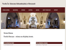 Tablet Screenshot of mierzyce.pl